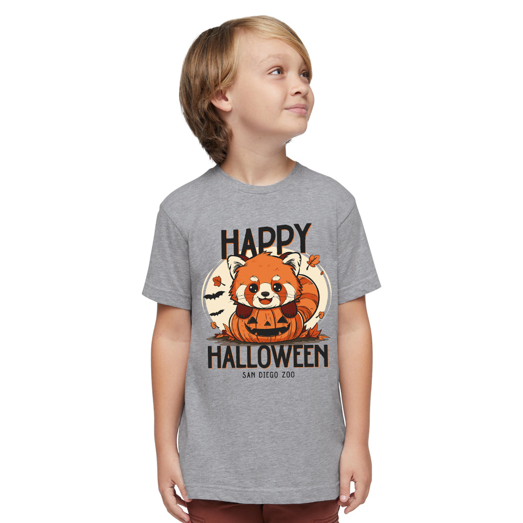 Red Panda Happy Halloween Kids Tee