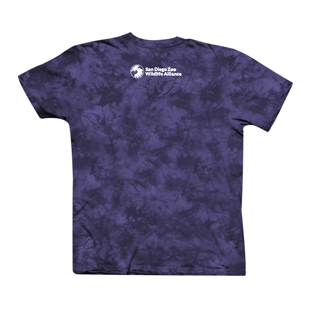 Panda Collage Tie-Dyed Kids Tee