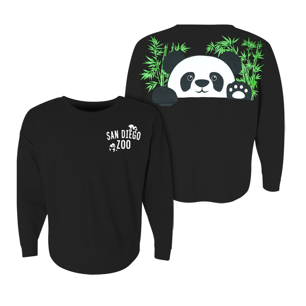 Panda Hi Kids Spirit Jersey Black Long Sleeve San Diego Zoo