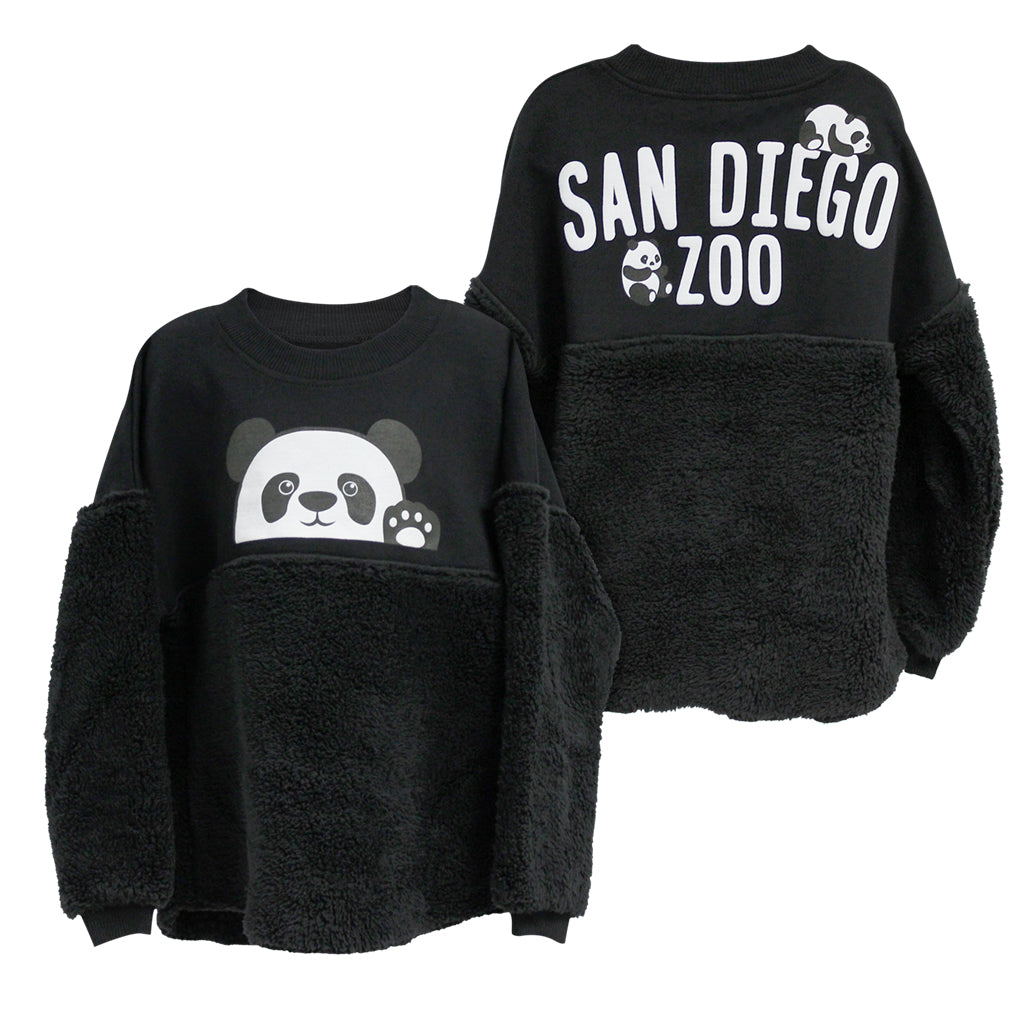 LIMITED EDITION SHERPA FLEECE GIANT PANDA BLACK KIDS YOUTH SPIRIT JERSEY