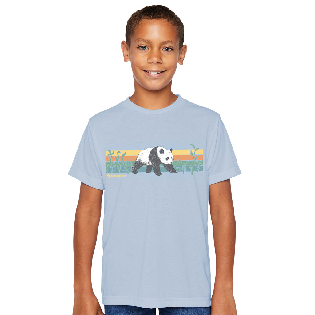 Panda Sunset Kids Tee