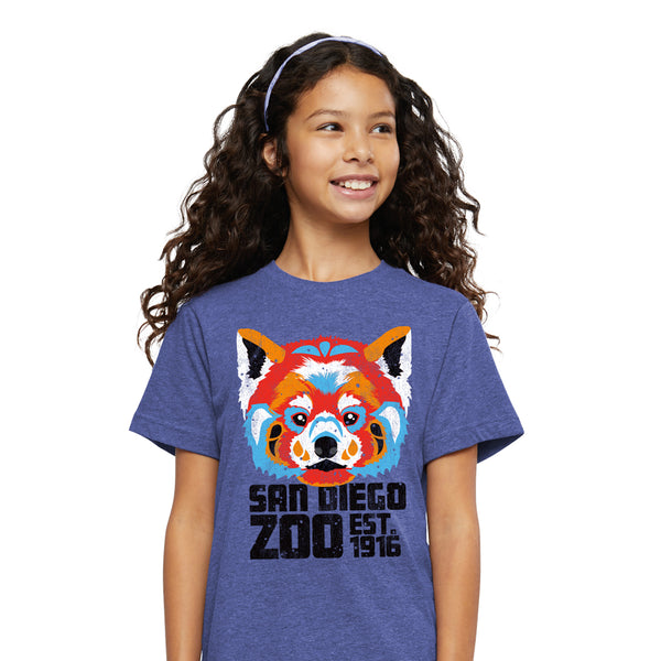 Pop Art Red Panda Kids Tee - ShopZoo