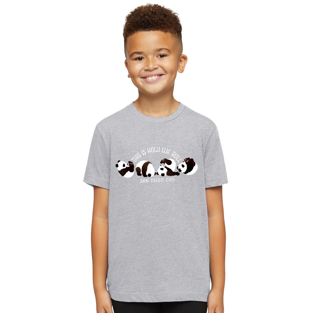 This Is How We Roll Panda Kids Tee