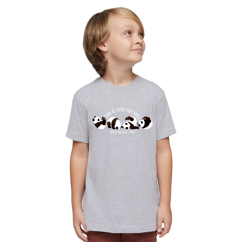 This Is How We Roll Panda Kids Tee