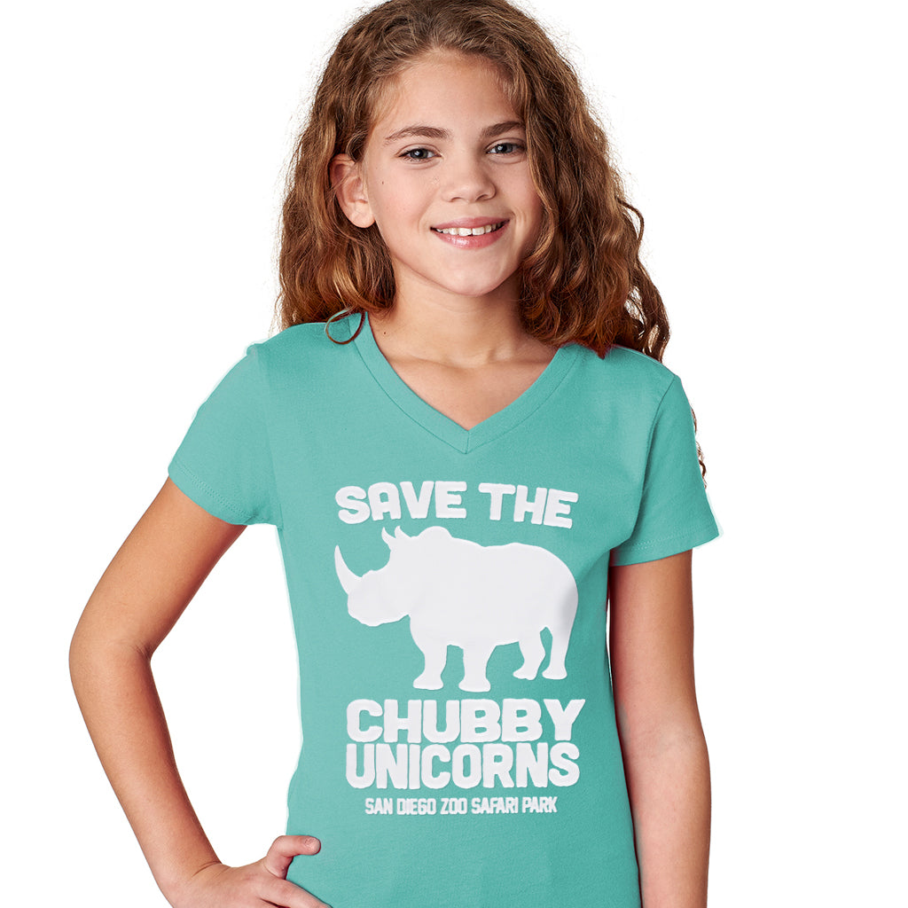 Save The Chubby Unicorns Girls Tee