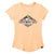 GIRLS YOUTH APRICOT ELEPHANT MOM AND BABY VNECK SHORT SLEEVE TEE 