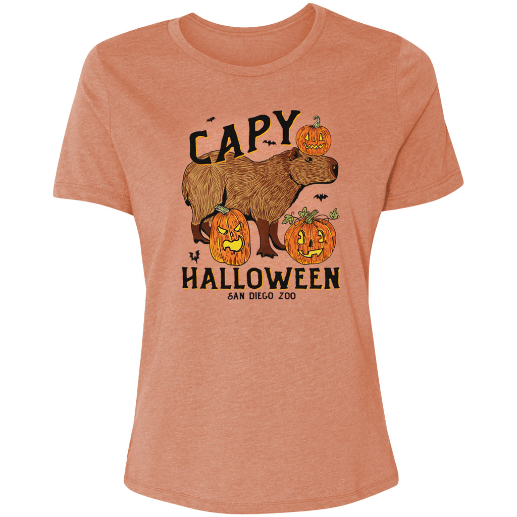 Capy Halloween Ladies Tee