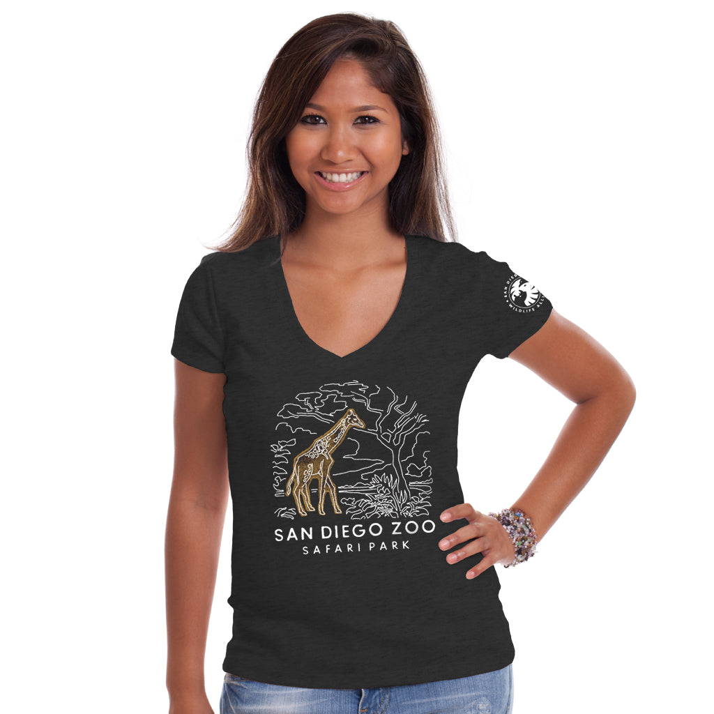 Women's T Shirt GIRAFFE Tshirt Giraffes Giraffe Tees 