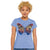 Ombre Floral Butterfly Ladies Tee