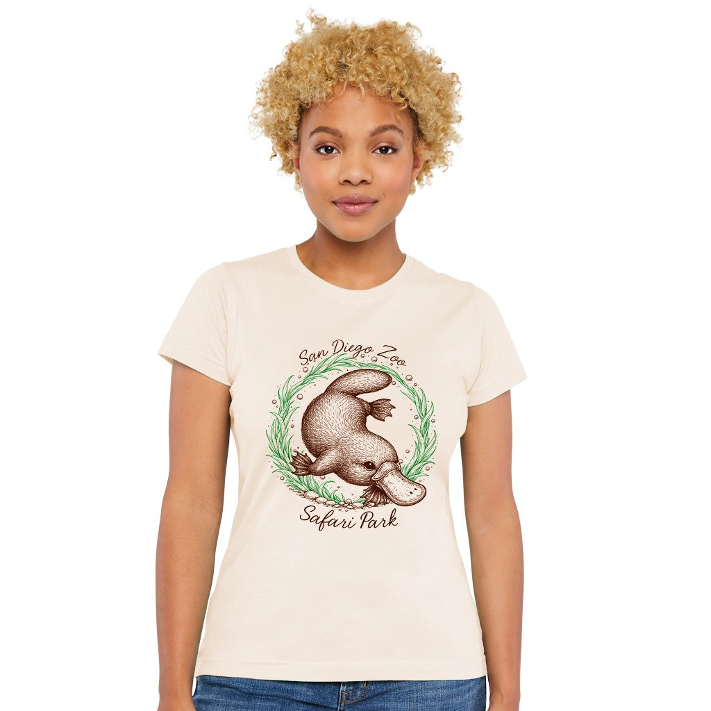 Swimming Platypus Ladies Tee