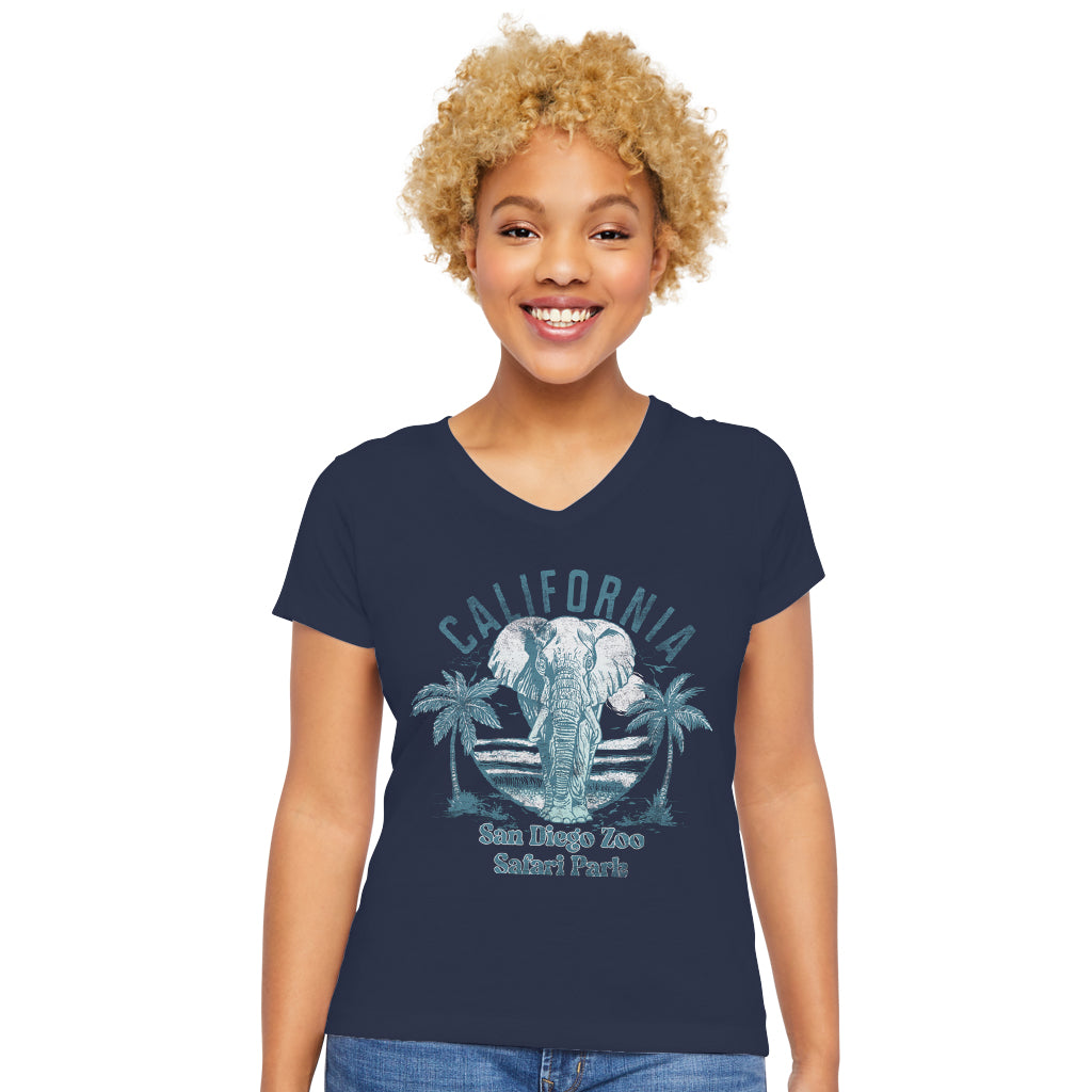 California Elephant Ladies V-Tee