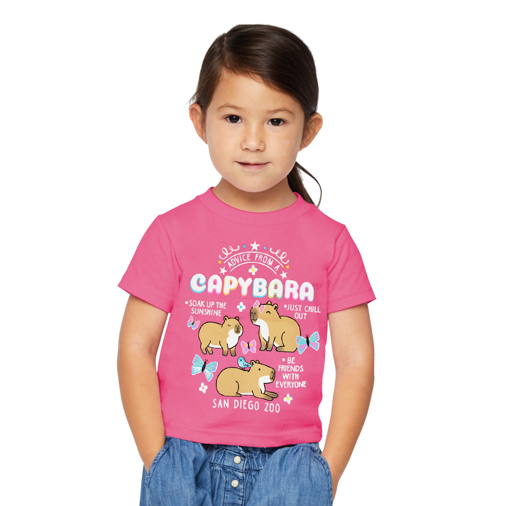 Advice From A Capybara Toddler Tee