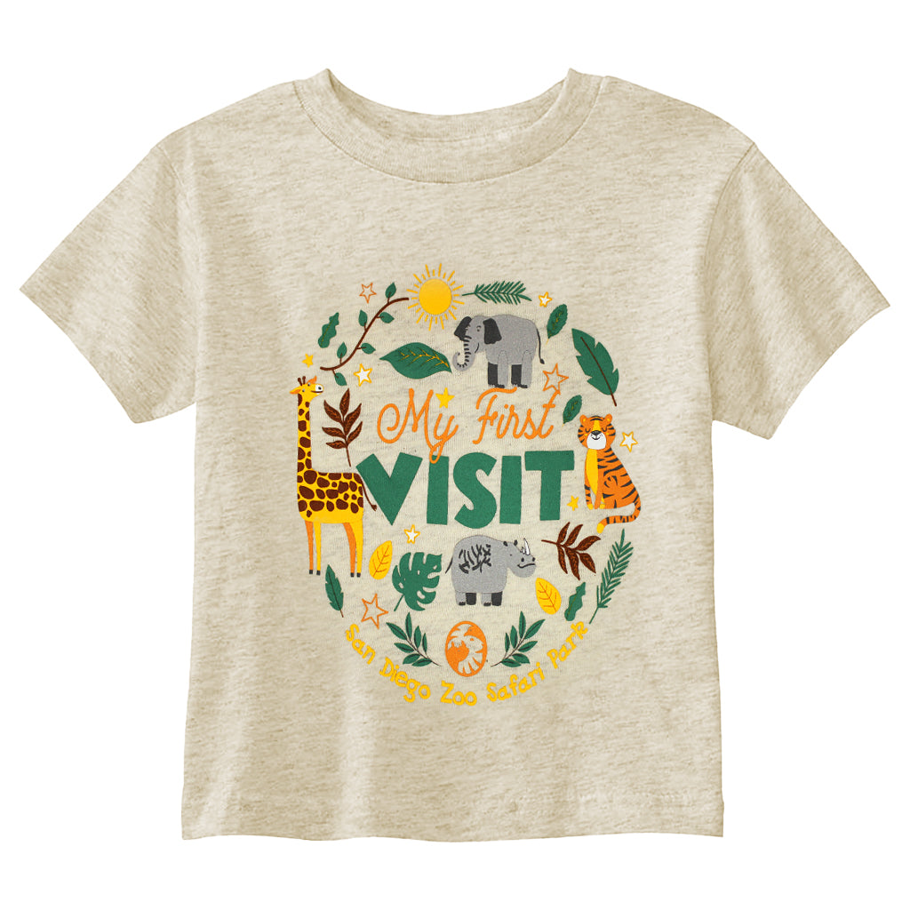 ShopZoo Wildlife Ally Kids Varsity Jacket - Green LRG