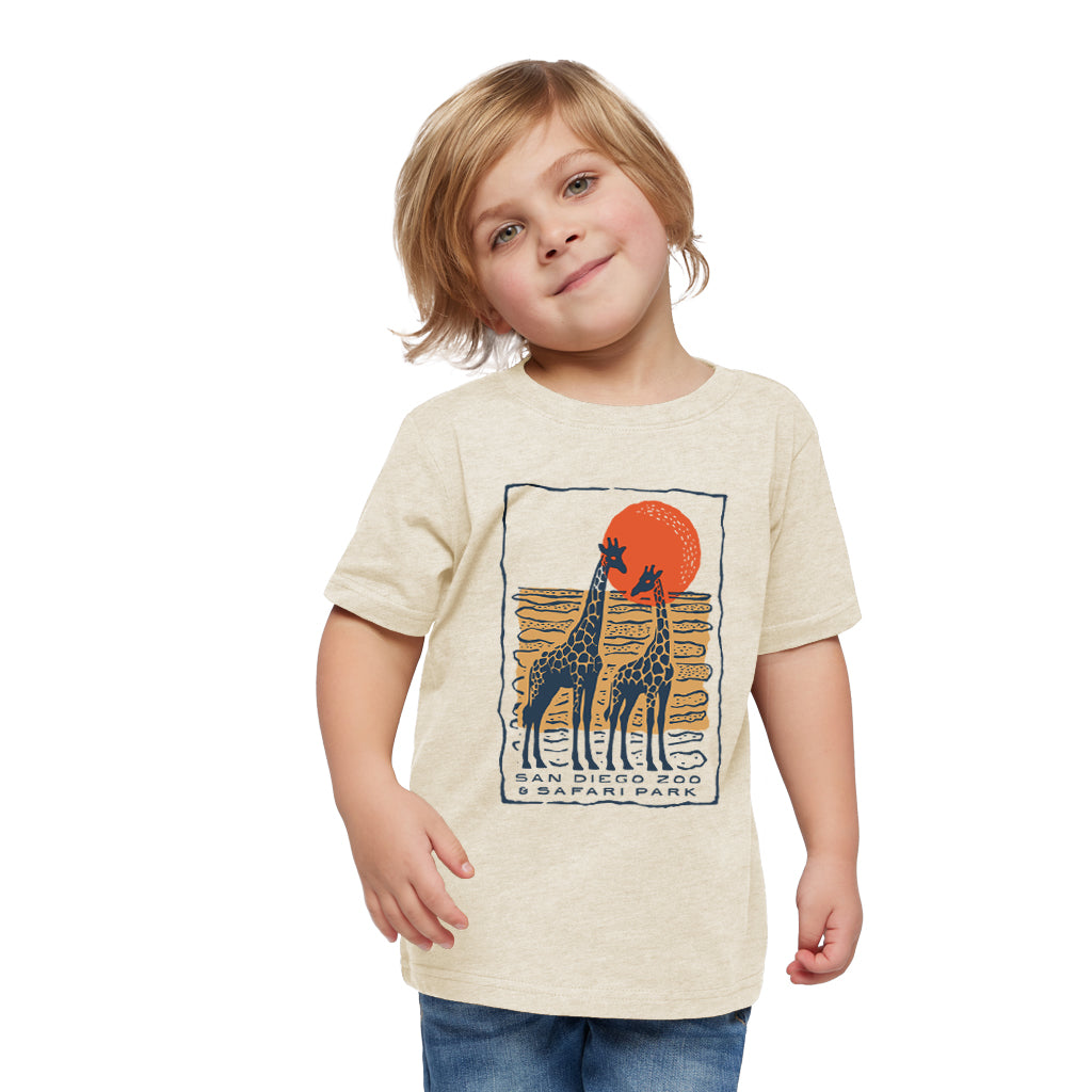 Giraffe Sunset Toddler Tee