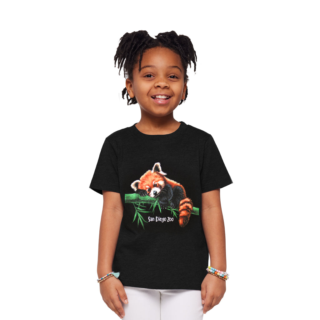 Red Panda Cub Glow Toddler Tee
