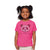 Rhinestone Panda Face Toddler Tee