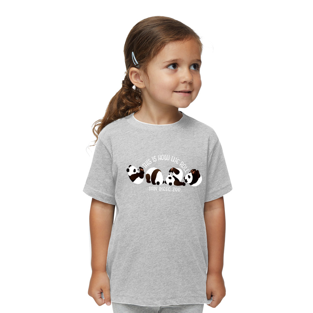 This Is How We Roll Panda Toddler Tee