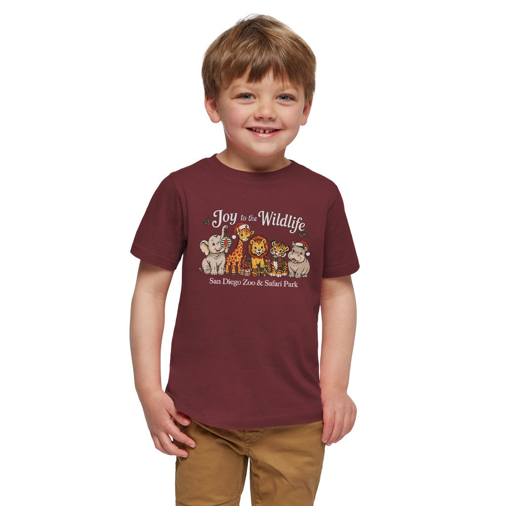 Joy to the Wildlife Toddler Tee