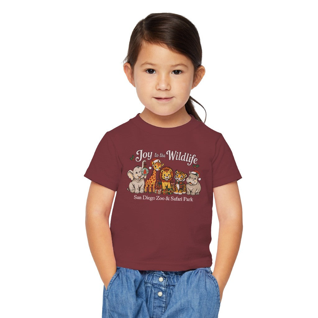 Joy to the Wildlife Toddler Tee