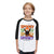 Spooky Red Panda Kids Raglan Tee