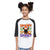 Spooky Red Panda Kids Raglan Tee