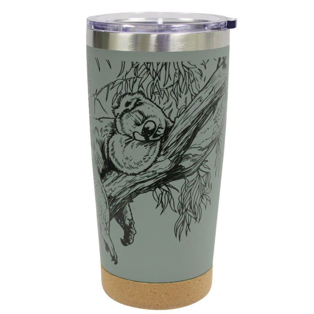Koala Fine Line Cork Bottom Tumbler