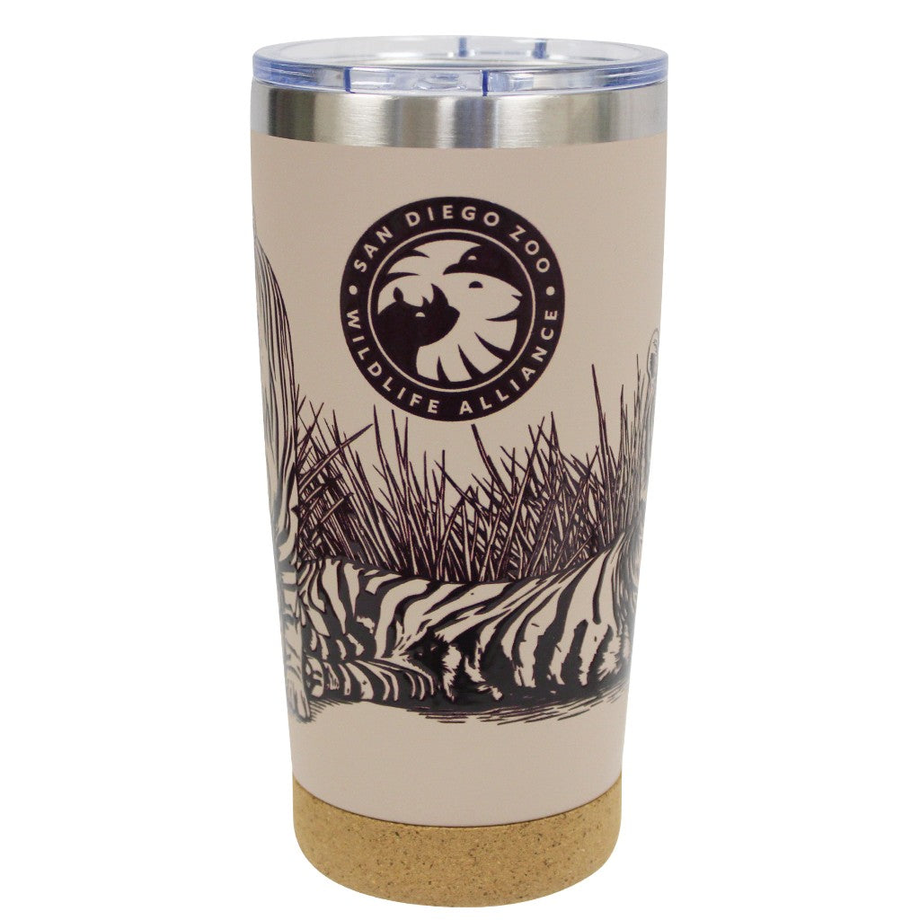 Tiger Fine Line Cork Bottom Tumbler