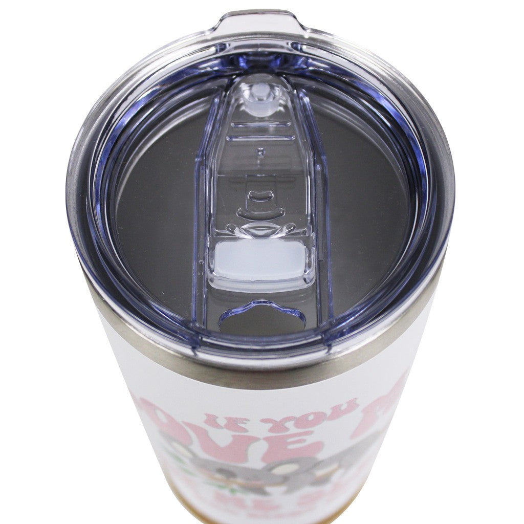 Let Me Sleep Koala Cork Bottom Tumbler