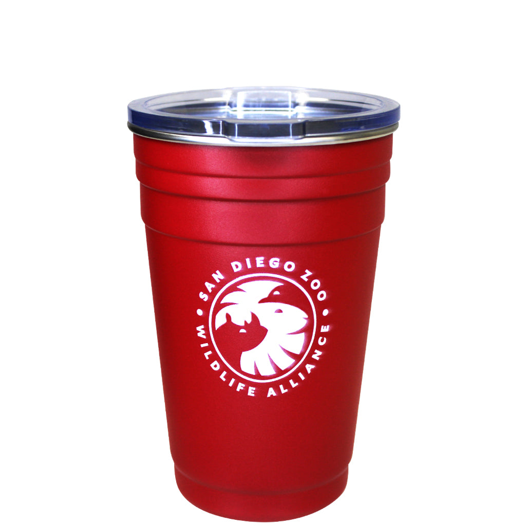 Here For The Waves Giant Panda Insulated Tumbler