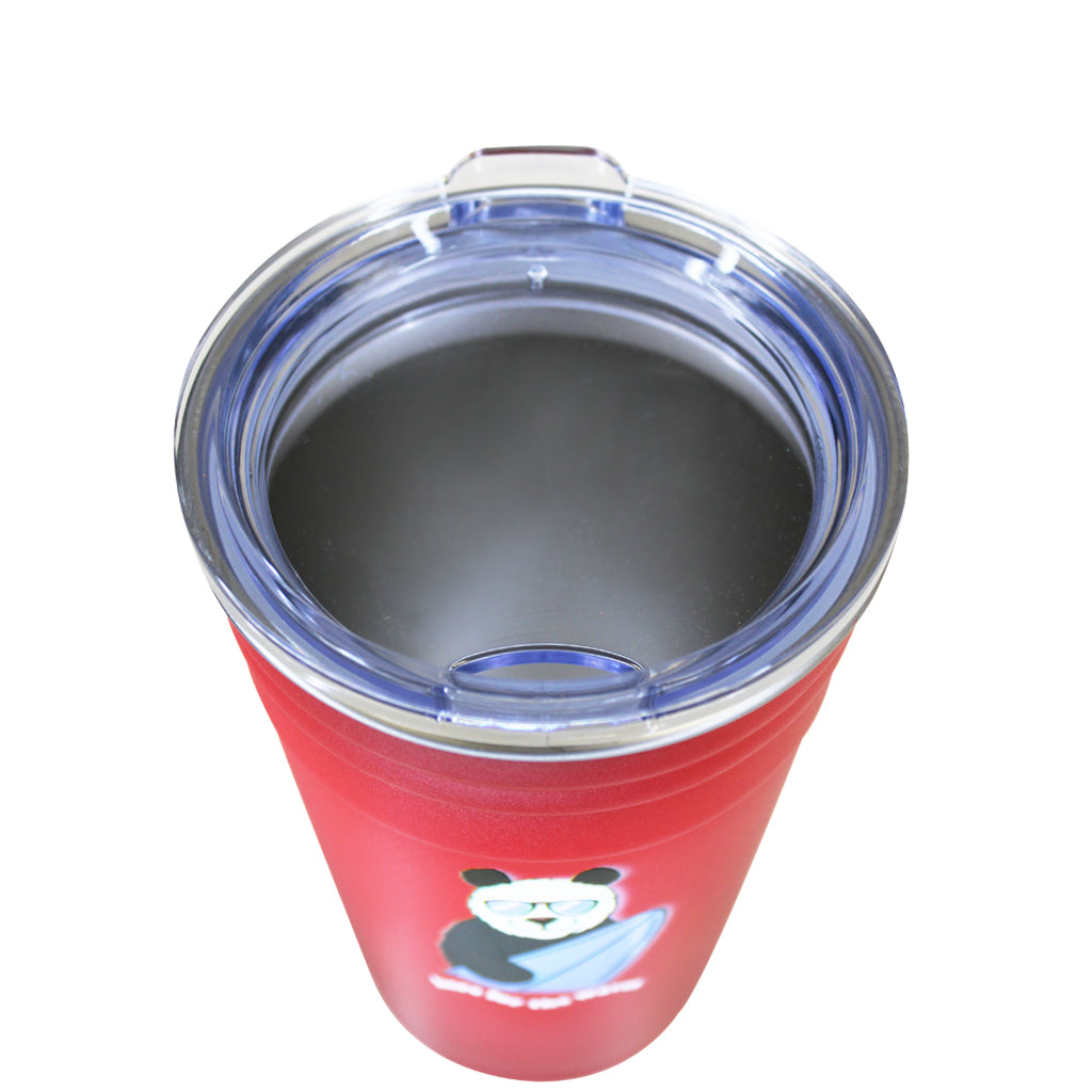 Here For The Waves Giant Panda Insulated Tumbler