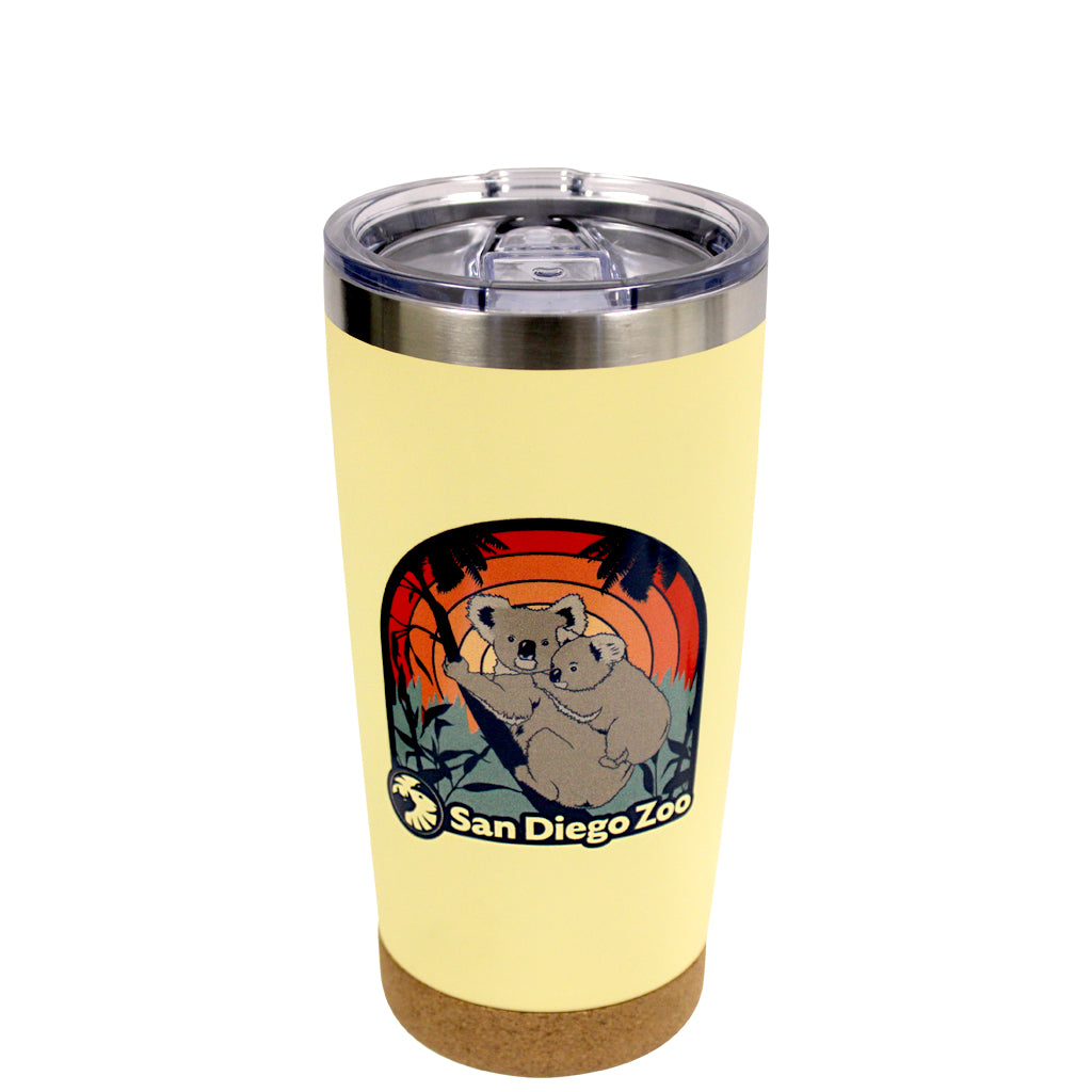Koala Good Vibes Cork Bottom Tumbler