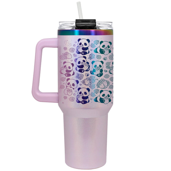Panda Jam Handle Tumbler - ShopZoo