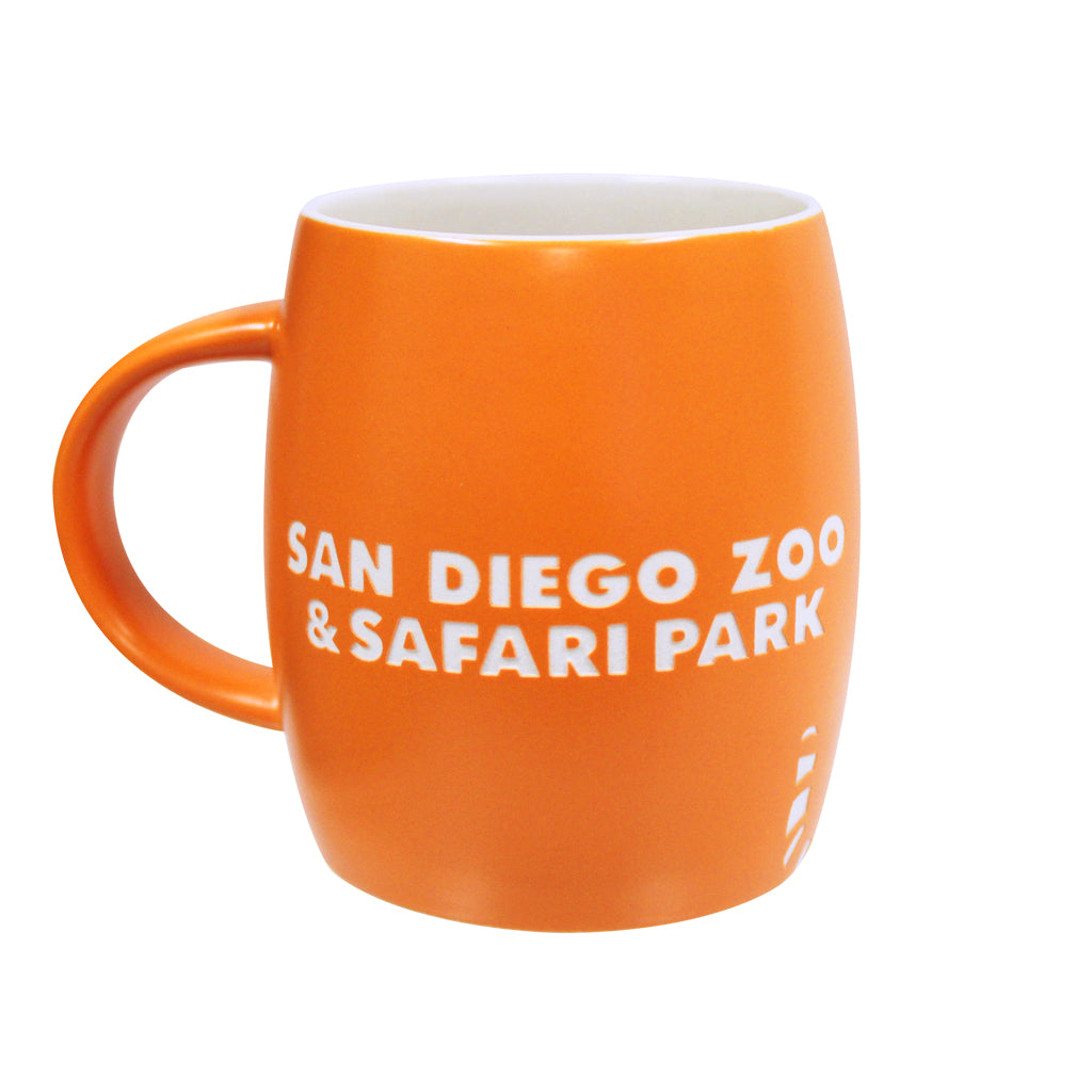 Tiger Matte Orange Etched Mug