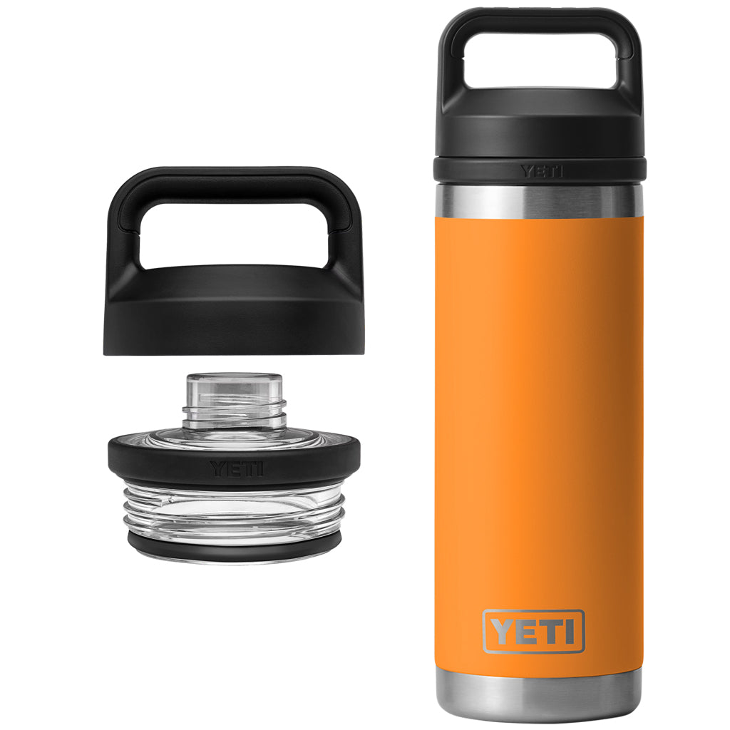 Yeti Rambler 18 oz Water Bottle King Crab Orange Chug Cap Astros LE popular KCO