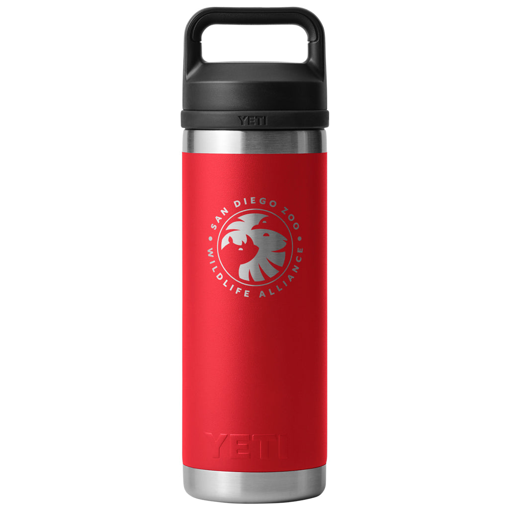 RESCUE RED YETI RAMBLER CHUG CAP BOTTLE 18OZ