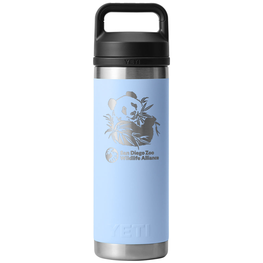 BIG SKY BLUE GIANT PANDA RAMBLER 18OZ YETI BOTTLE