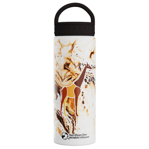 Watercolor Giraffe Water Bottle