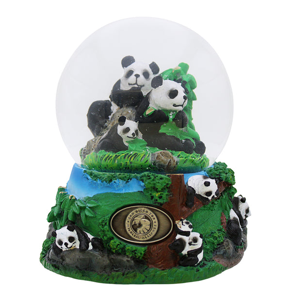 ペット ディズニー スノーボウル 上海 Musical Panda Snow Globe - ShopZoo