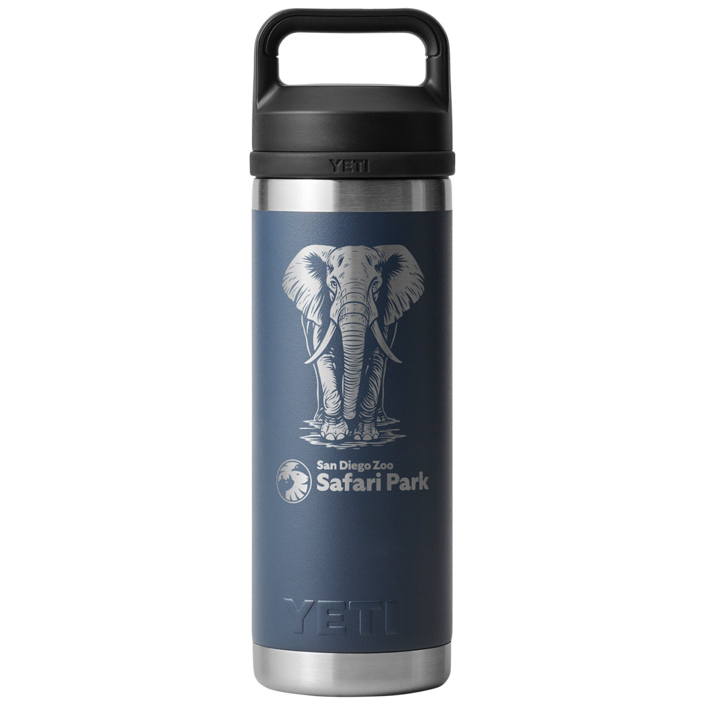 Etched Elephant YETI Rambler - Navy Blue