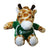 STUFFED GIRAFFE SWEATSHIRT HOODY GREEN PLUSHY