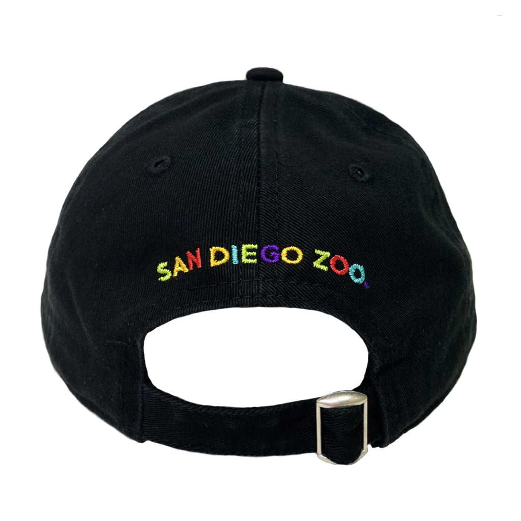 Colorful Lion Black Youth Baseball Cap