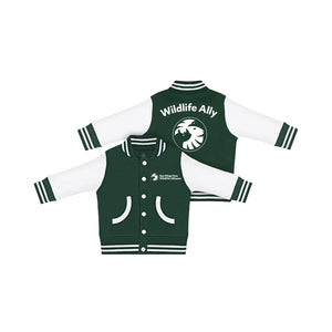 BABY JACKET VARSITY GREEN WHITE LOGO INFANT