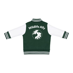 Wildlife Alliance Toddler Varsity Jacket - Green