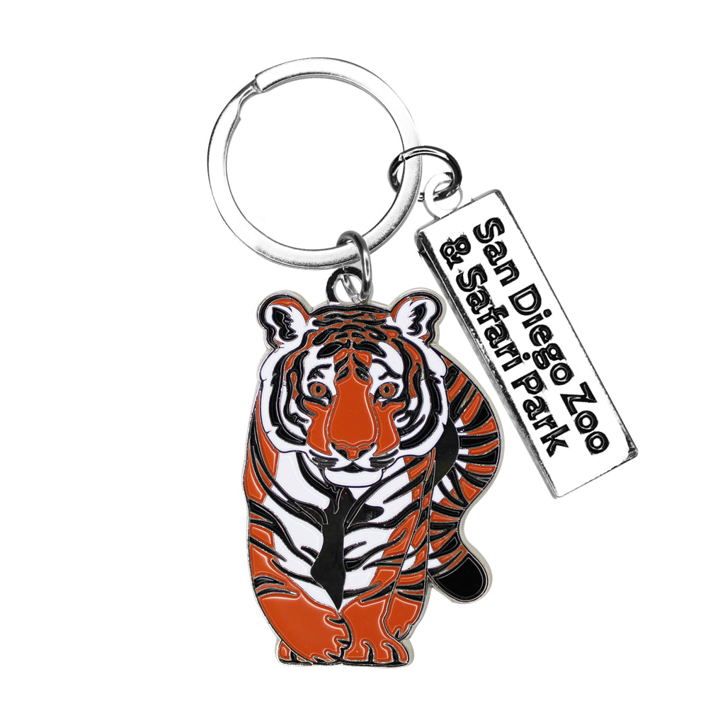 TIGER KEY RING KEY CHAIN ENAMEL