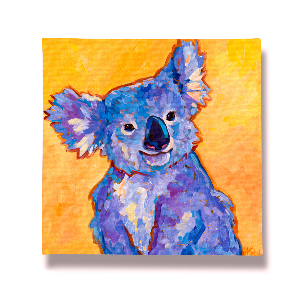 Koala Giclée Canvas Print - 8x8 - ShopZoo