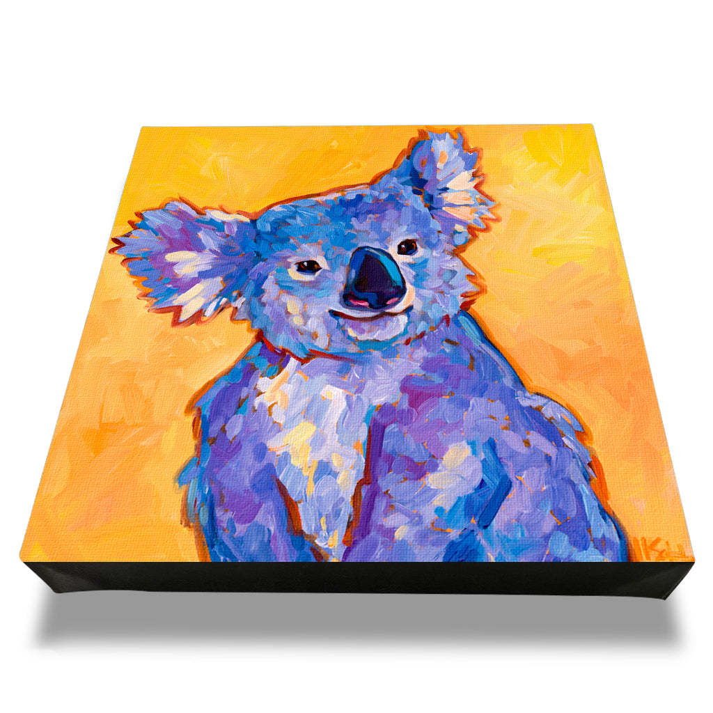 Koala Giclée Canvas Print - 8x8 - ShopZoo
