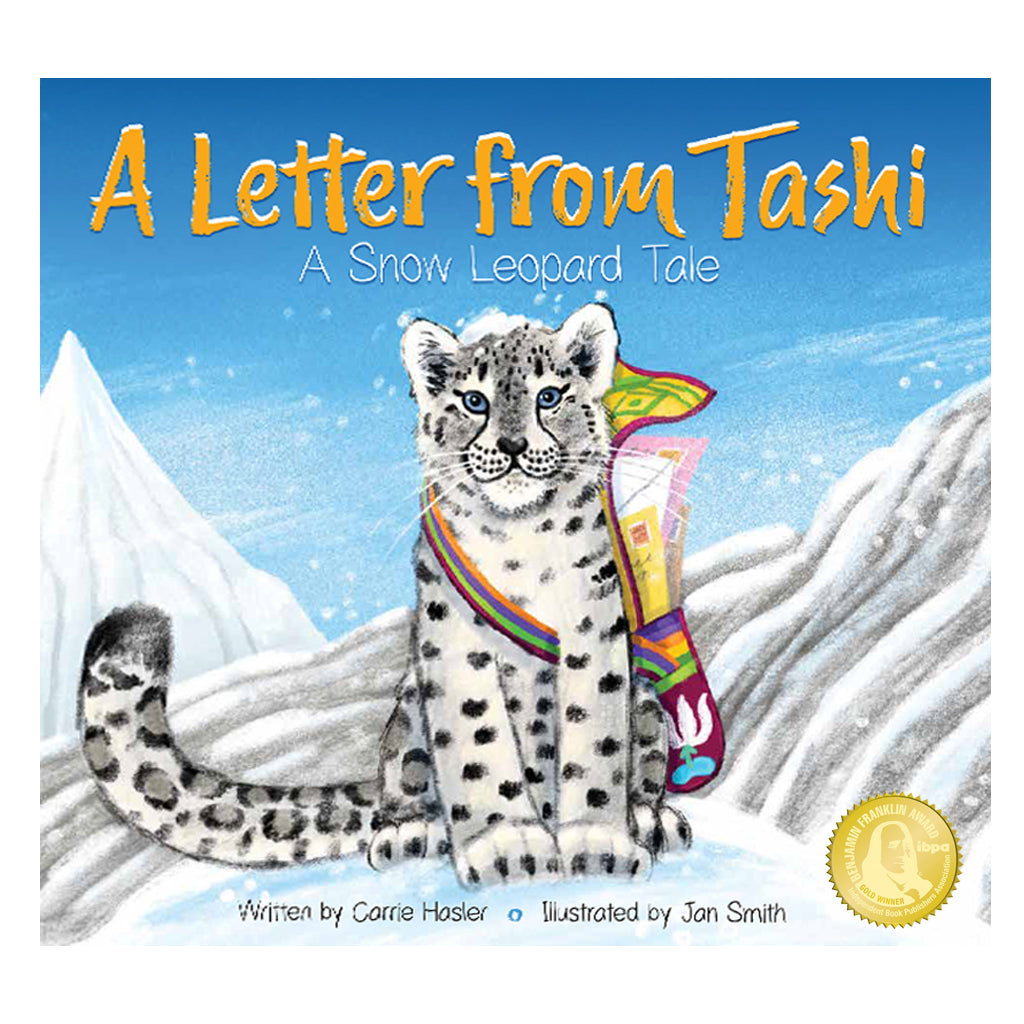 KIDS BOOK A LETTER FROM TASHI SNOW LEOPARD HARD COVER