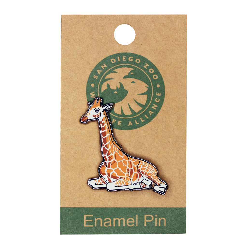 Giraffe Enamel Souvenir Pin