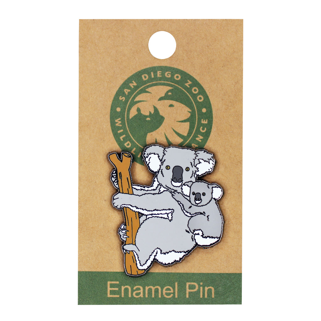 Koala Mom & Joey Enamel Souvenir Trading Pin for the San Diego Zoo Wildlife  Alliance