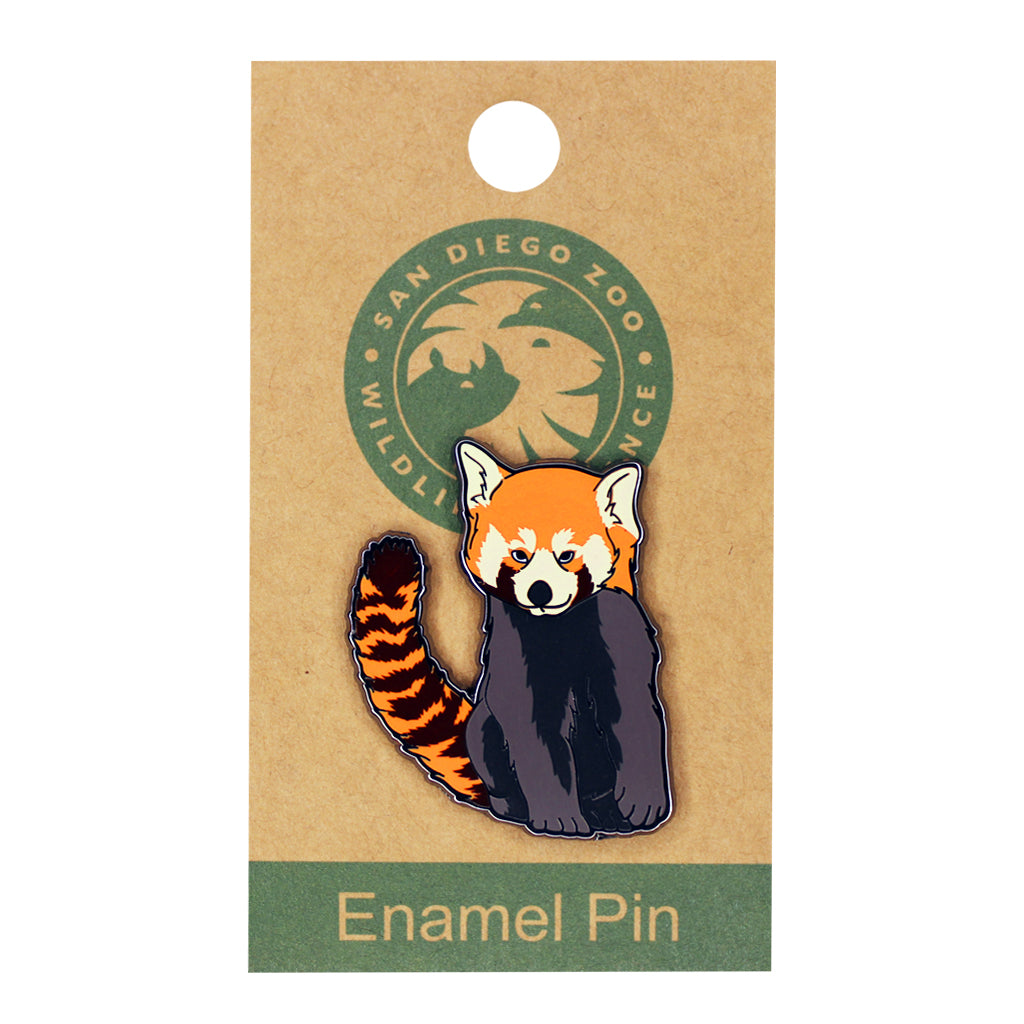 Red Panda Enamel Souvenir Pin